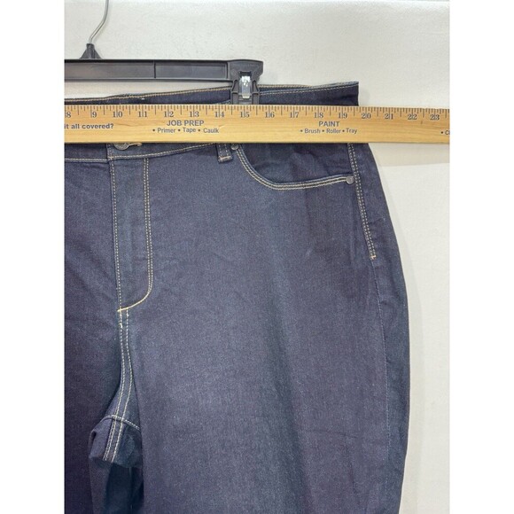 Talbots Flawless Five Pocket Curvy Jeans Womens 18 Straight Leg High Rise Denim - Picture 5 of 9
